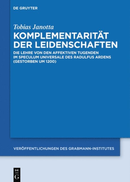 Tobias Janotta - Komplementarität der Leidenschaften, E-bok