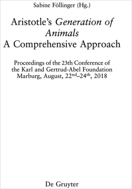 Sabine Follinger - Aristotle's  Generation of Animals, E-bok