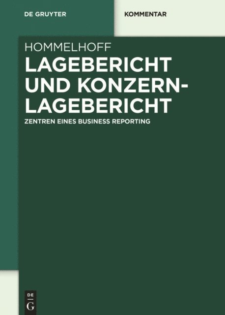 Peter Hommelhoff - Lagebericht und Konzernlagebericht, E-bok