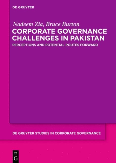Bruce Burton, Nadeem Zia - Corporate Governance Challenges in Pakistan, E-bok