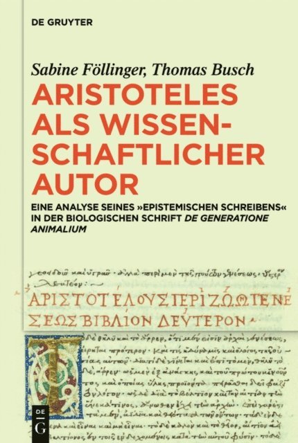 Thomas Busch, Sabine Follinger - Aristoteles als wissenschaftlicher Autor, E-bok