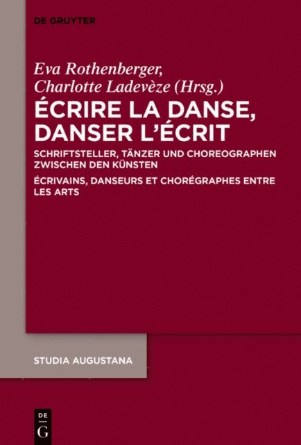 Charlotte Ladeveze, Eva Rothenberger - Écrire la danse, danser l’écrit, E-bok