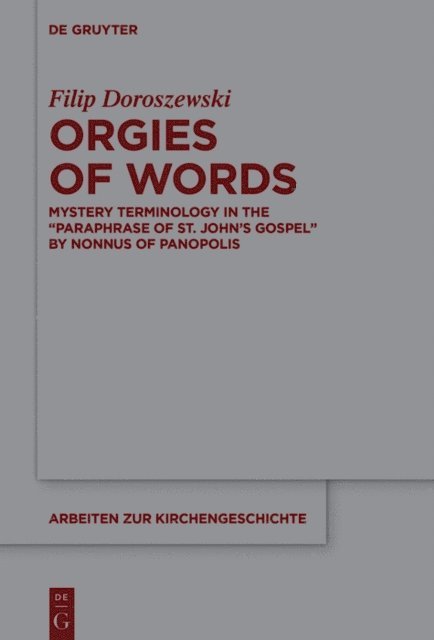 Filip Doroszewski - Orgies of Words, E-bok