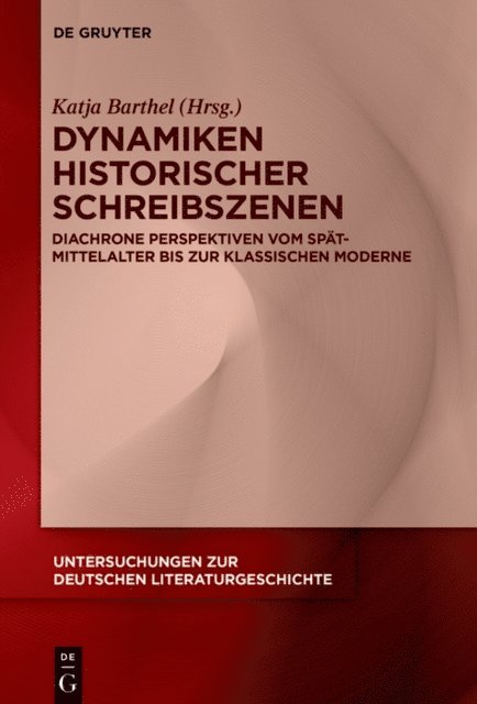 Katja Barthel - Dynamiken historischer Schreibszenen, E-bok