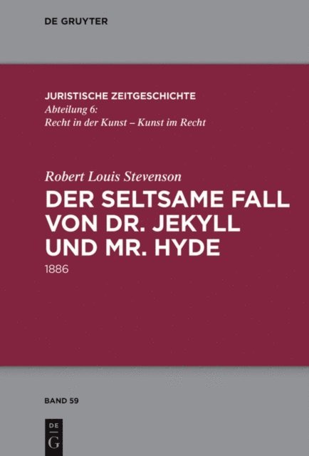 Burkhard Niederhoff, Anja Schiemann, Robert Louis Stevenson - Der seltsame Fall von Dr. Jekyll und Mr. Hyde, E-bok
