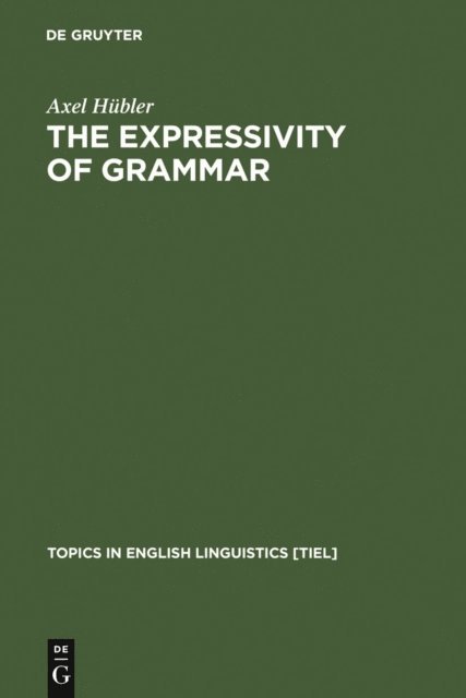 Axel Hubler - Expressivity of Grammar, E-bok