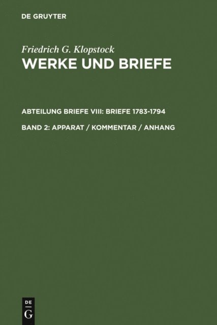 Helmut Riege - Apparat / Kommentar / Anhang, E-bok