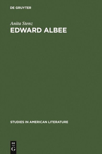 Anita Stenz - Edward Albee, E-bok