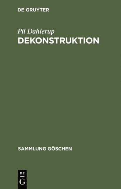 Pil Dahlerup - Dekonstruktion, E-bok