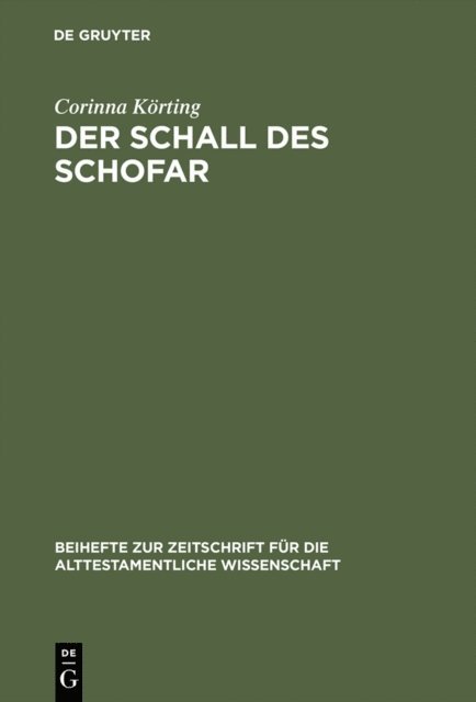 Corinna Korting - Der Schall des Schofar, E-bok
