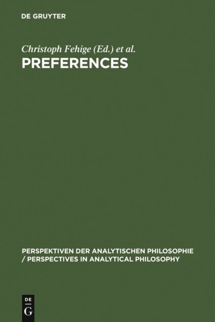 Ulla Wessels, Christoph Fehige - Preferences, E-bok