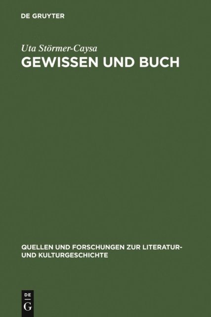 Uta Stormer-Caysa - Gewissen und Buch, E-bok