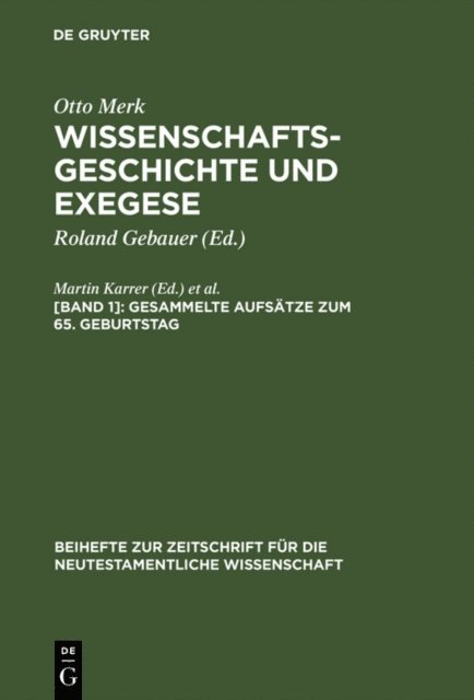 Martin Meiser, Martin Karrer - Gesammelte Aufsätze zum 65. Geburtstag, E-bok