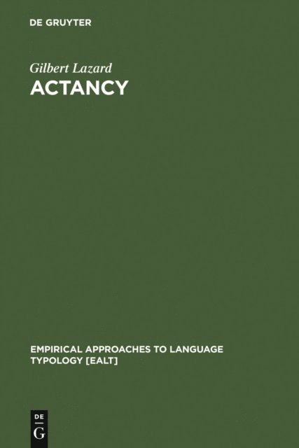 Gilbert Lazard - Actancy, E-bok