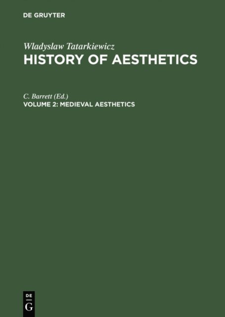 C. Barrett - Medieval Aesthetics, E-bok