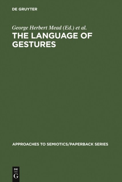 Wilhelm Wundt - Language of Gestures, E-bok