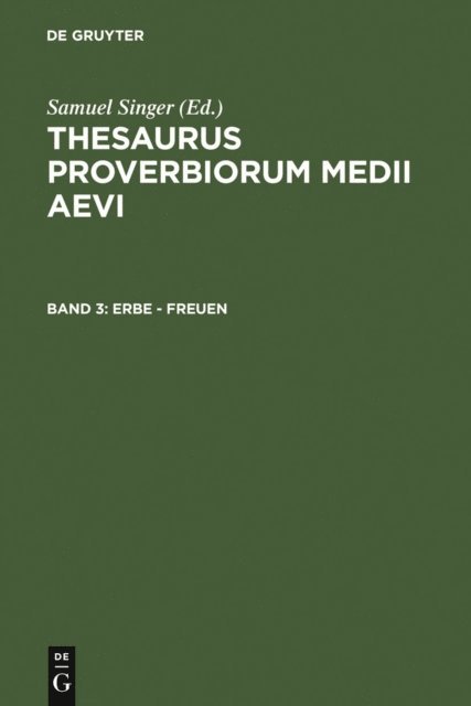 Kuratorium Singer der SAGW - Erbe - freuen, E-bok