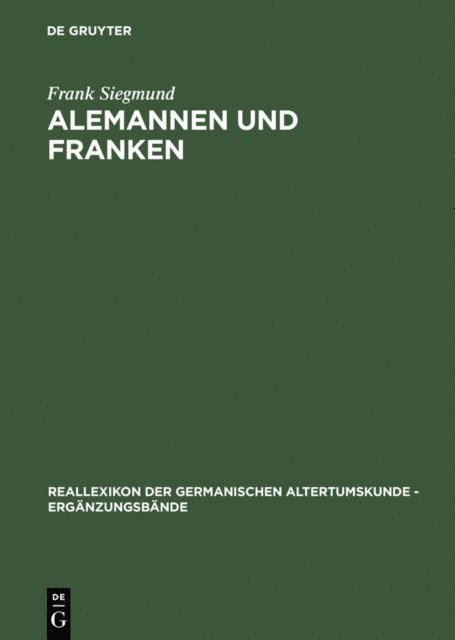 Frank Siegmund - Alemannen und Franken, E-bok