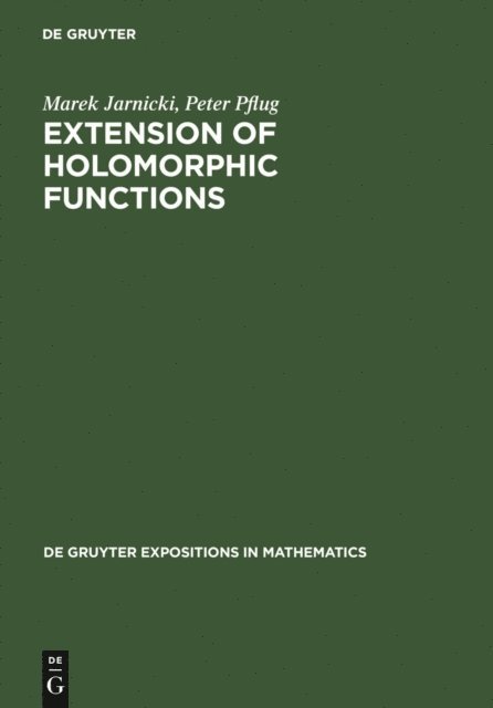 Peter Pflug, Marek Jarnicki - Extension of Holomorphic Functions, E-bok