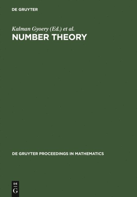 Vera T. Sos, Attila Pethoe, Kalman Gyoery - Number Theory, E-bok