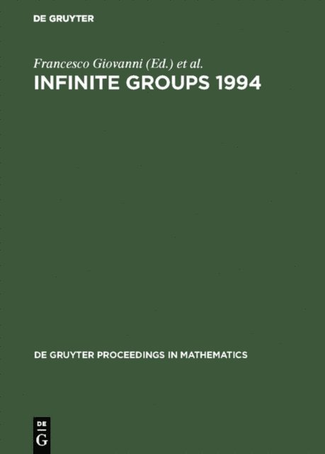 Martin Newell, Francesco Giovanni - Infinite Groups 1994, E-bok