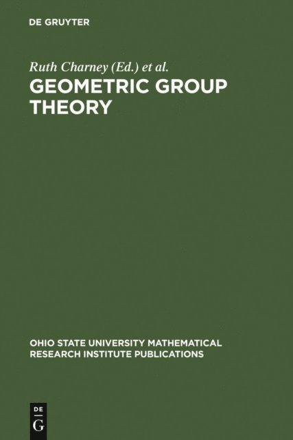 Michael Shapiro, Michael Davis, Ruth Charney - Geometric Group Theory, E-bok