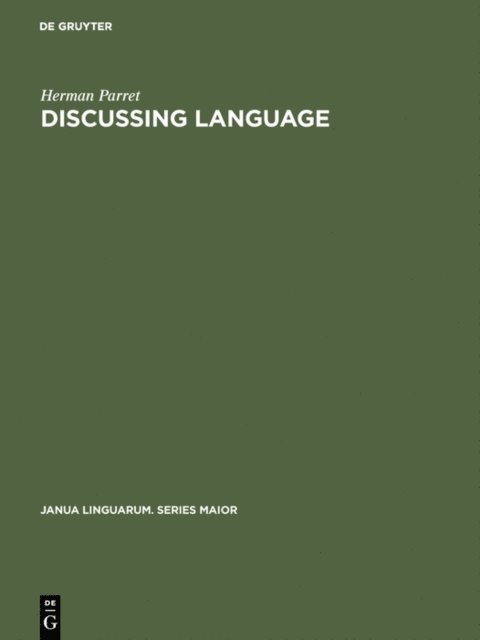 Herman Parret - Discussing Language, E-bok