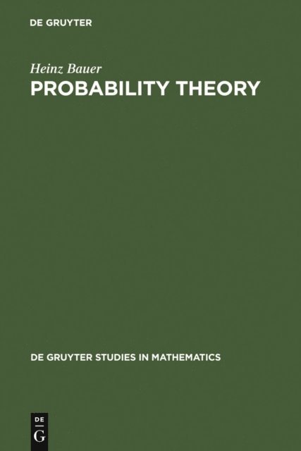 Heinz Bauer - Probability Theory, E-bok
