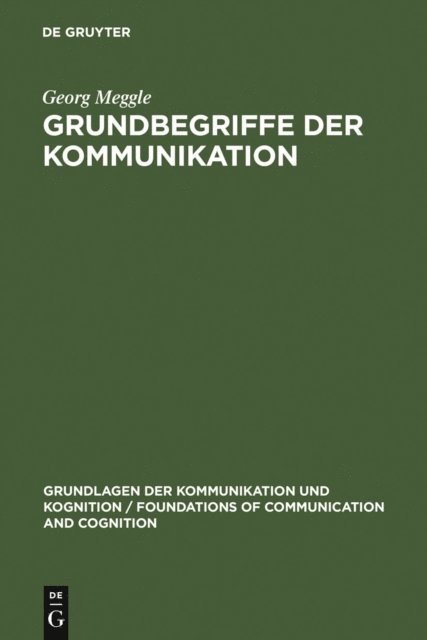 Georg Meggle - Grundbegriffe der Kommunikation, E-bok