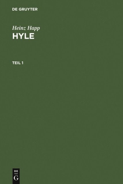 Heinz Happ - Hyle, E-bok