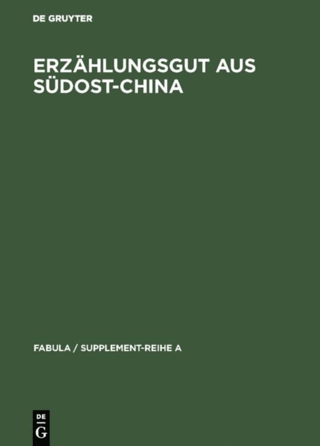 Wolfram Eberhard - Erzählungsgut aus Südost-China, E-bok