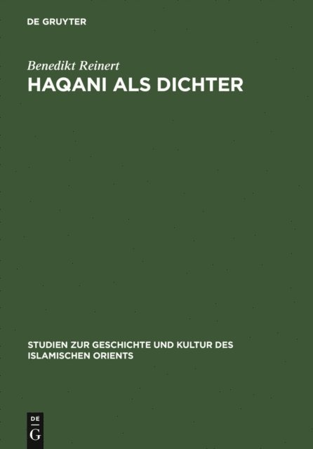 Benedikt Reinert - Haqani als Dichter, E-bok