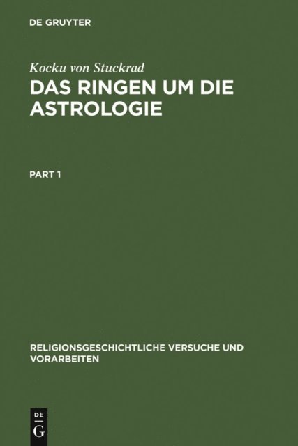 Kocku von Stuckrad - Das Ringen um die Astrologie, E-bok