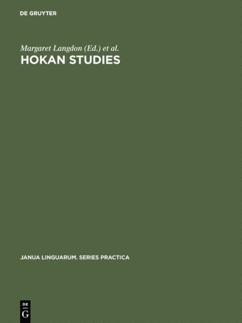 Shirley Silver, Margaret Langdon - Hokan Studies, E-bok