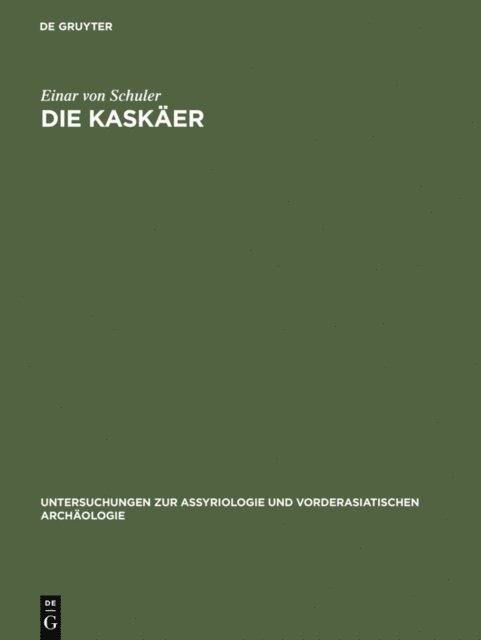 Einar Schuler - Die Kaškäer, E-bok