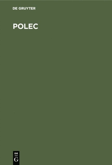 Polec, E-bok