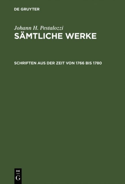 Walter Feilchenfeld-Fales - Schriften aus der Zeit von 1766 bis 1780, E-bok