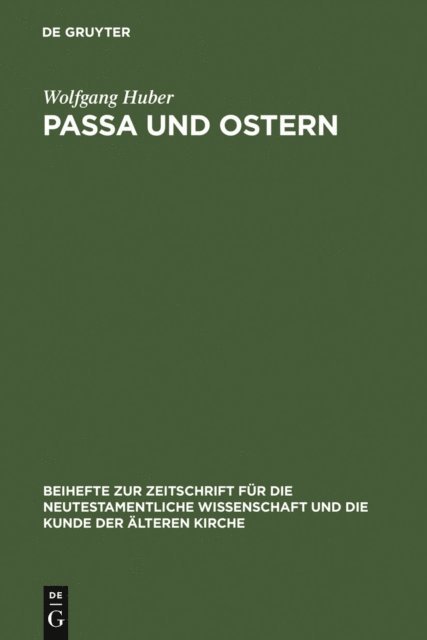 Wolfgang Huber - Passa und Ostern, E-bok
