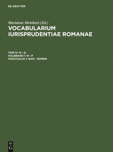 Marianne Meinhart - nam - numen, E-bok