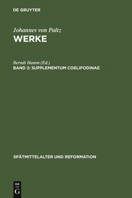 Berndt Hamm - Supplementum Coelifodinae, E-bok