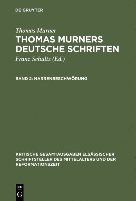 Thomas Murner, Meier Spanier - Narrenbeschwörung, E-bok