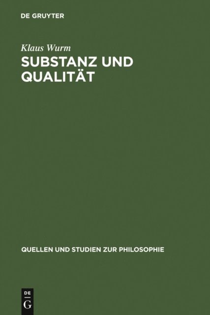 Klaus Wurm - Substanz und Qualität, E-bok