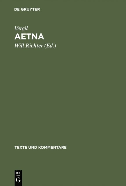 Vergil, Will Richter - Aetna, E-bok