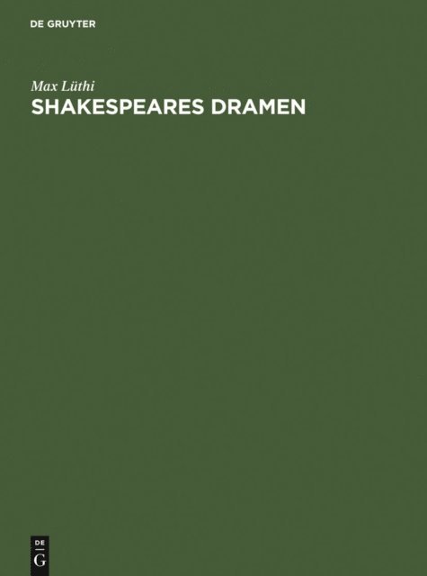 Max Luthi - Shakespeares Dramen, E-bok