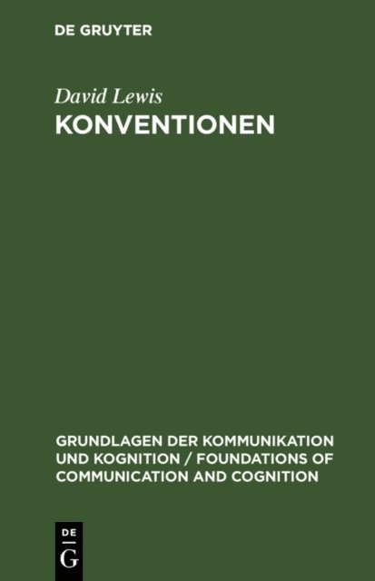 David Lewis - Konventionen, E-bok