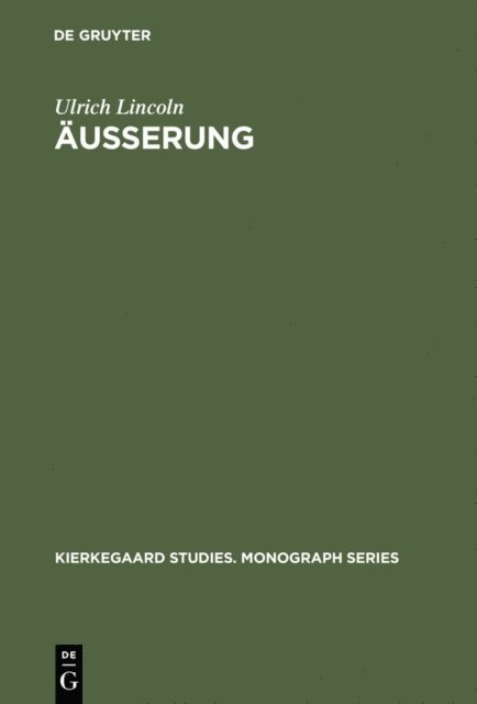 Ulrich Lincoln - Äußerung, E-bok