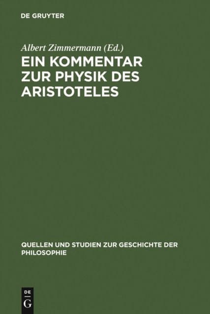 Albert Zimmermann - Ein Kommentar zur Physik des Aristoteles, E-bok