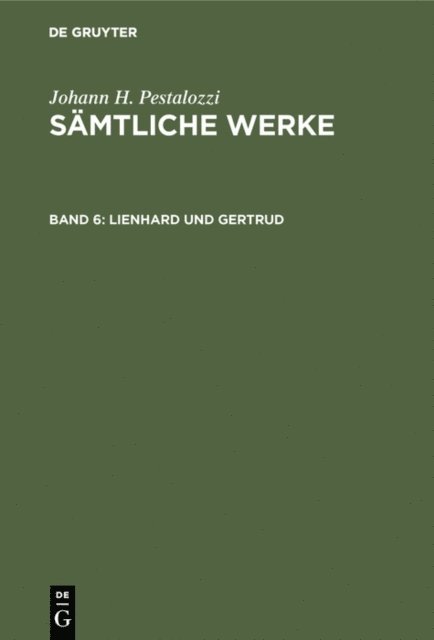 Emanuel Dejung, Stecher Gotthilf - Lienhard und Gertrud, E-bok