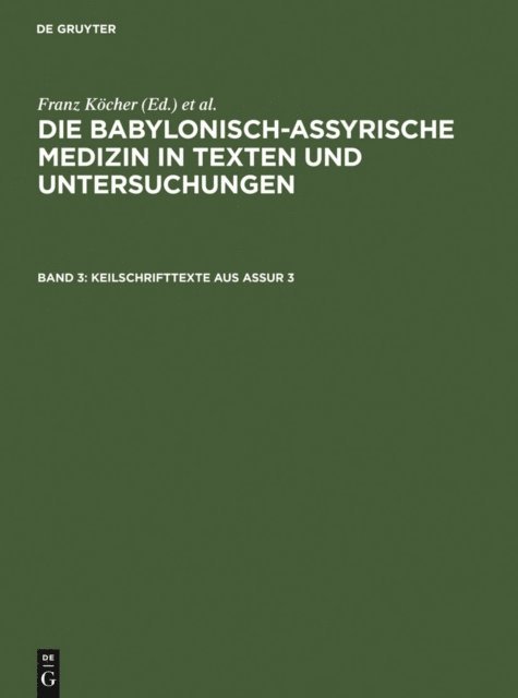 Franz Kocher - Keilschrifttexte aus Assur 3, E-bok