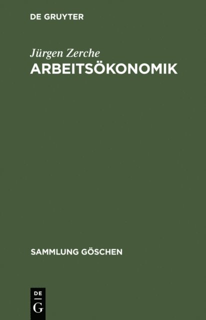 Jurgen Zerche - Arbeitsökonomik, E-bok